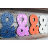 6x Symbol "&" - 15cm