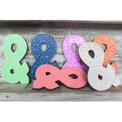 6x Symbol "&" - 15cm