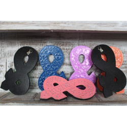 6x Symbol "&" - 15cm