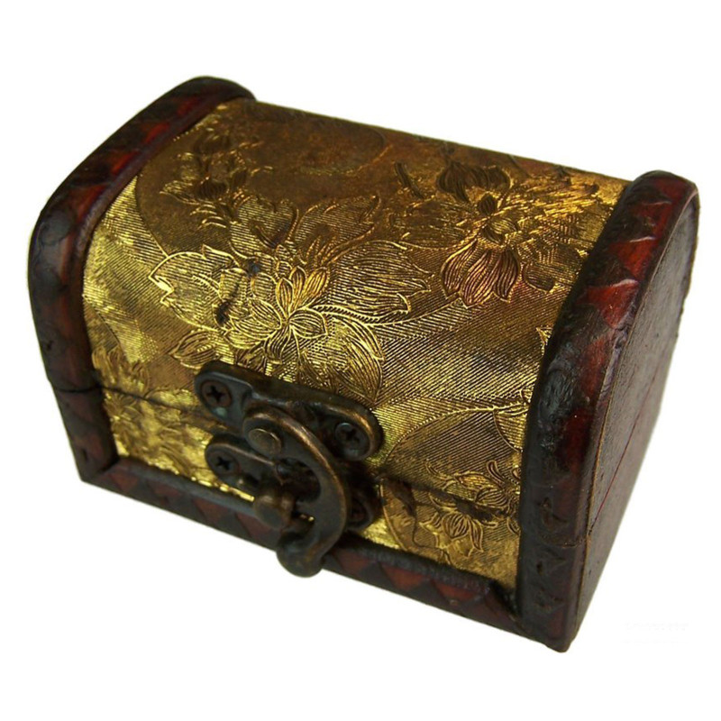6x Koloniálna Krabička - Gold Panel (stredne veľká)