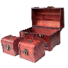 Sada 3 Klasických Kufríkov (veľké)