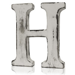 4x Elegantné Písmeno - H