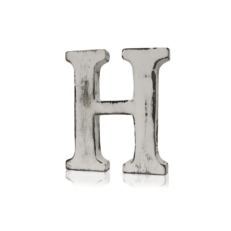 4x Elegantné Písmeno - H