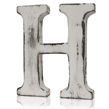4x Elegantné Písmeno - H