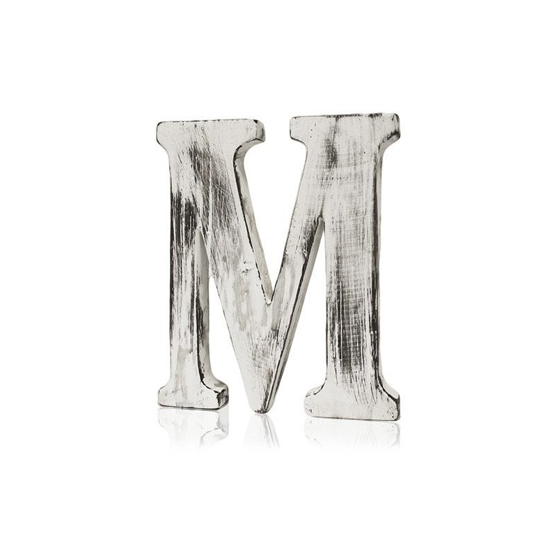4x Elegantné Písmeno - M