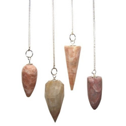 3x Magické Kyvadlo - Mesačný Kameň