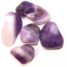 24x Veľký Hladký Kameň -Páskovaný Ametyst