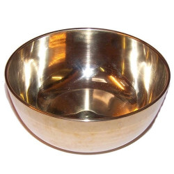 Mosadzná Spievajúca Miska - 17cm
