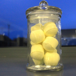 Sklenená Dóza na Cukrovinky - Malá Klasická Bez Vrúbkov