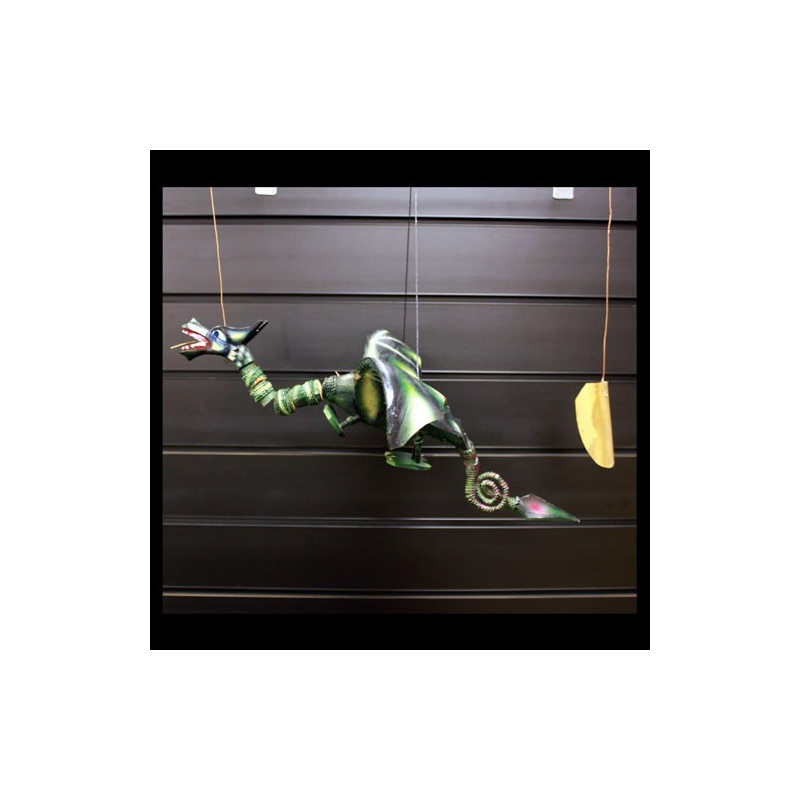 Veľký Zelený Závesný Lietajúci Drak 50cm