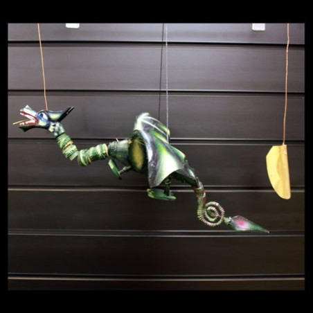 Veľký Zelený Závesný Lietajúci Drak 50cm