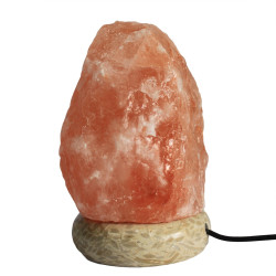 Kvalitná USB Prírodná Soľná Lampa - 11.5 cm (viac farebná)