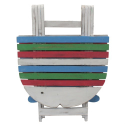 Skladací Stôl Ryba - Viacfarebný