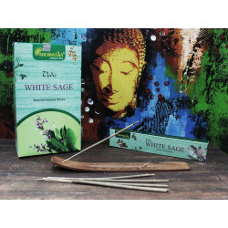 12x Vonné Tyčinky Vedic - Biela Šalvia