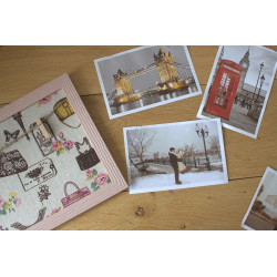 Štipcový Rámik na Fotky Stredný - Jutový