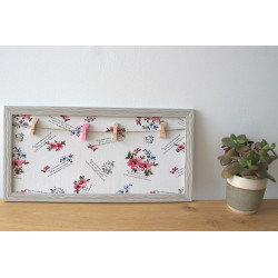 4x Štipcový Rámik na Fotky Mini - Kvetinové Rôzne