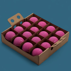 16x Šumivé Bomby Brusnica