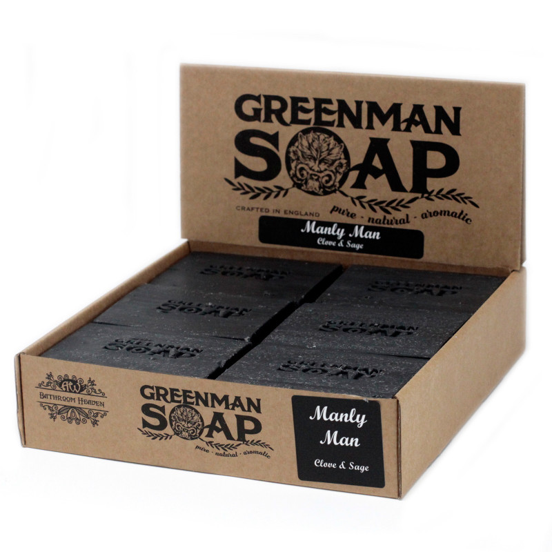 12x Greenman Mydlo 100g - Mužný Muž
