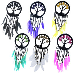 6x Lapač Snov Strom Života - 16cm (rôzne)