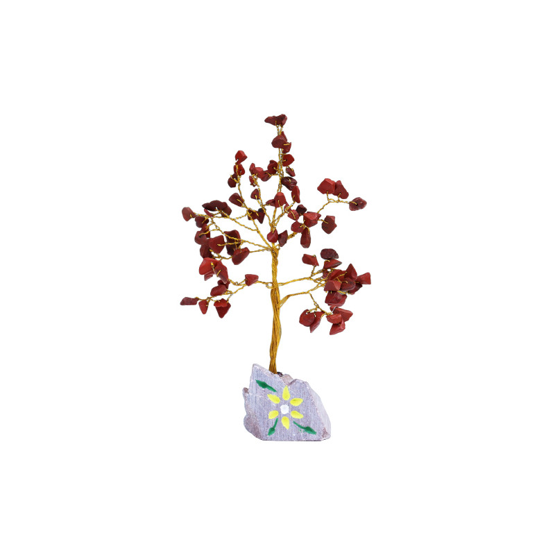 Červený Jaspis Stromček Šťastia - 80 Kamienkov