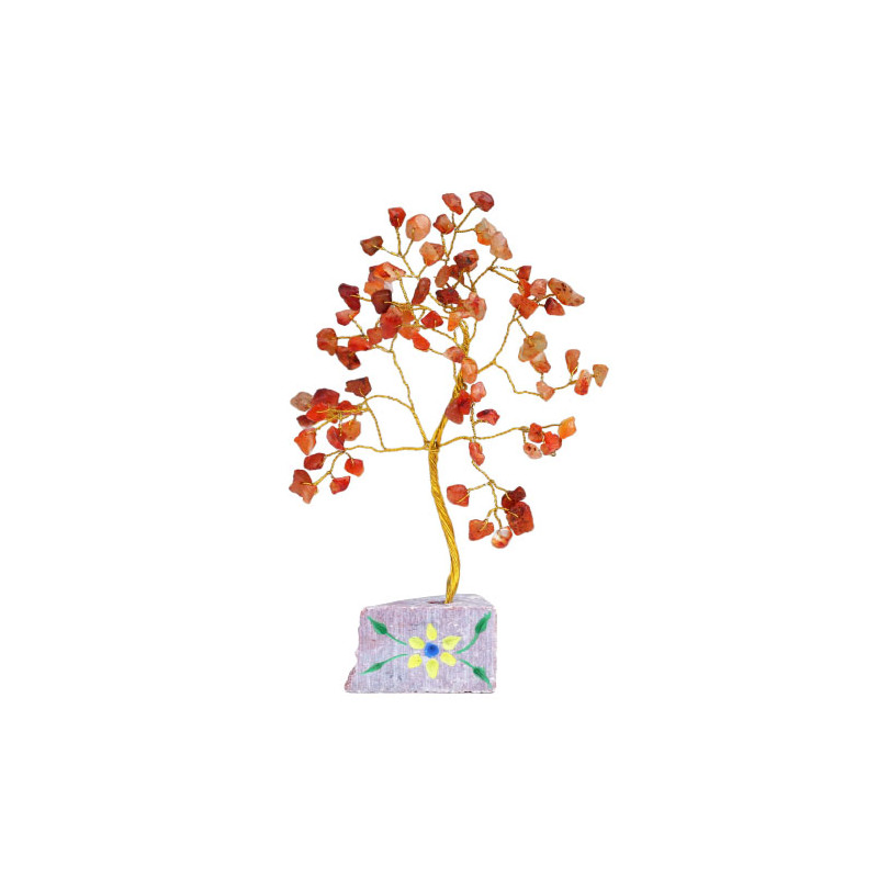 Karneol Stromček Šťastia - 80 Kamienkov