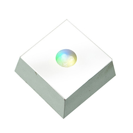 6x Štvorcové LED Svetlo pre Krištáľové Predmety