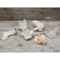 6x Stilbit v kombinácií s Apofylitom 20-30mm