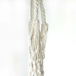 Macramé Závesný Držiak na Kvetináč - Extra Dlhý