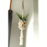 Macramé Závesný Držiak na Kvetináč - Extra Dlhý