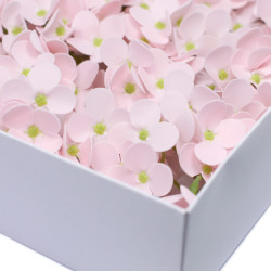 36x Mydlové Kvety pre Šikovné Ruky - Kvet Hortenzia - Ružová