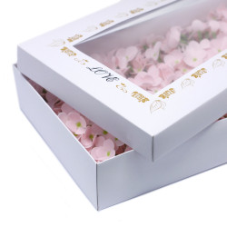 36x Mydlové Kvety pre Šikovné Ruky - Kvet Hortenzia - Ružová