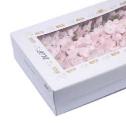 36x Mydlové Kvety pre Šikovné Ruky - Kvet Hortenzia - Ružová