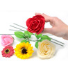 50x Mydlové Kvety pre Šikovné Ruky - Karafiát - Ružová