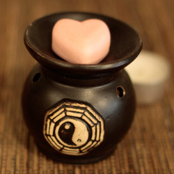 6x Klasická Rustikálna Aroma Lampa - Yin Yang (rôzne)