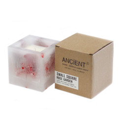 Očarujúco Žiariace Sviečky - Malý Štvorec - Ruža