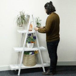 Skladacia Polička "A" - Biela Vymývaná