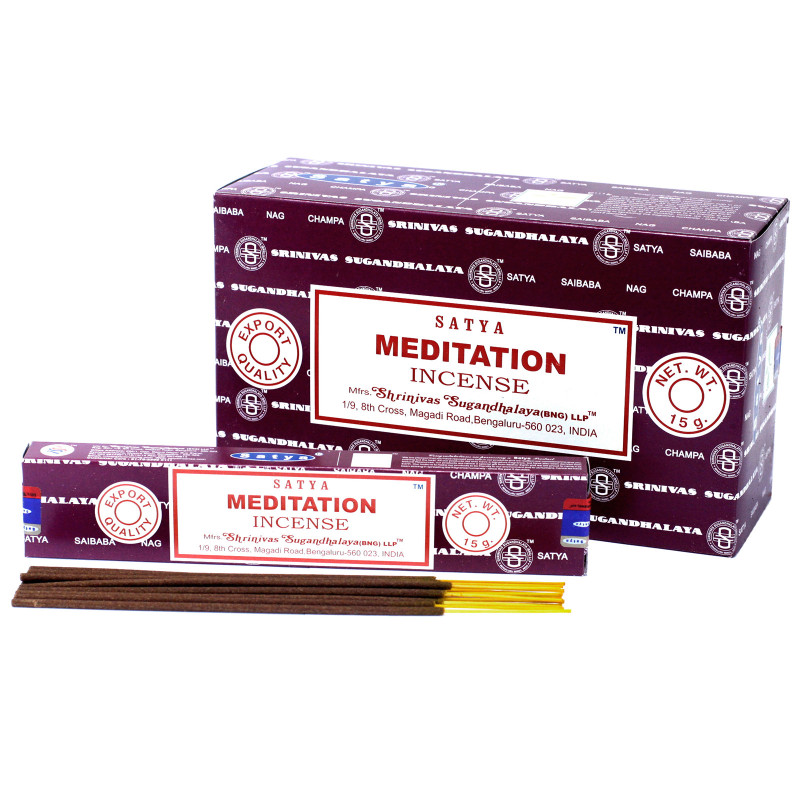 12x Satya Vonné Tyčinky 15g - Meditácia