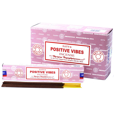 12x Satya Vonné Tyčinky 15g - Pozitívne Vibrácie