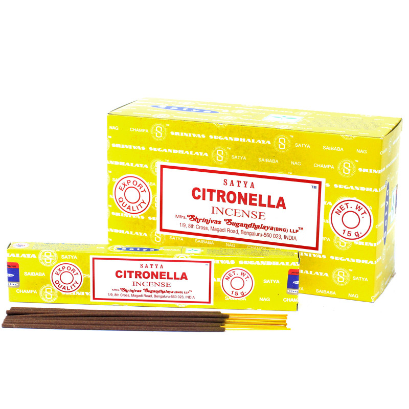 12x Satya Vonné Tyčinky 15g - Citronella