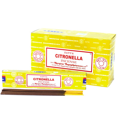 12x Satya Vonné Tyčinky 15g - Citronella