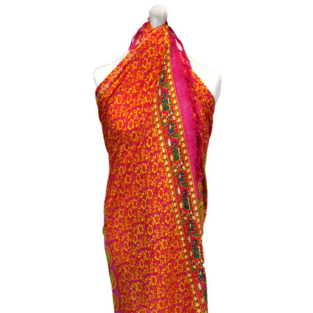 2x Sarong Mandala - Rubín & Limetka