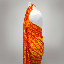 2x Sarong Mandala - Oranžová & Limetka