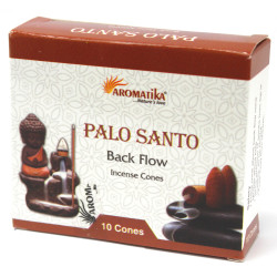 12x Aromatika Vonné Kužele "Tečúci Dym" - Palo Santo