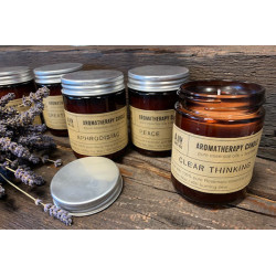 Aromaterapeutická Sójová Sviečka 200g - Jasné Myslenie