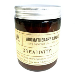 Aromaterapeutická Sójová Sviečka 200g - Kreativita