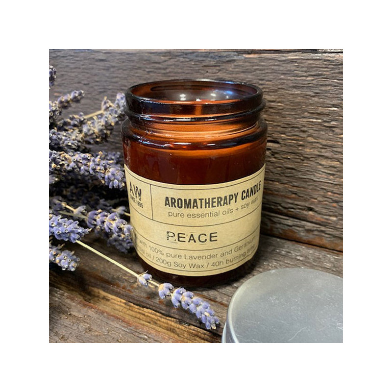 Aromaterapeutická Sójová Sviečka 200g - Mier