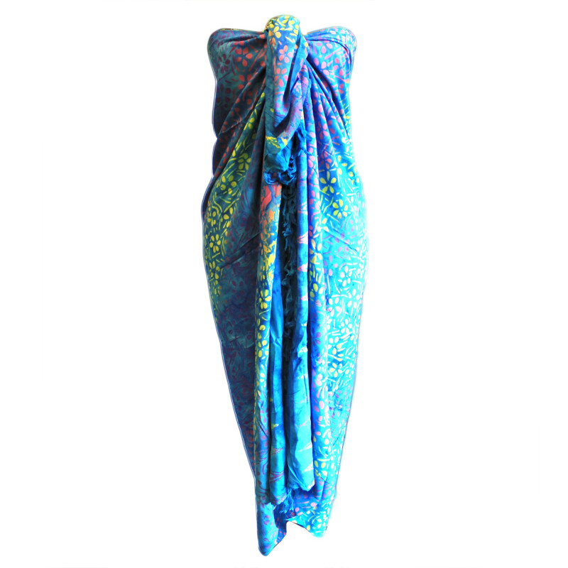 4x Bali Sarong - Lupienky Kvetov (4 Rôzne Farby)