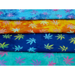 4x Bali Sarong - Tropické Listy (4 Rôzne Farby)