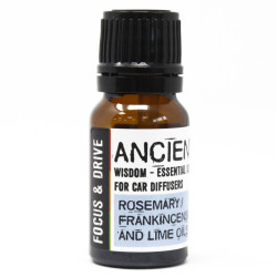 10ml Aromaterapeutické Zmesi pre Aroma Difuzéry do Auta - Sústreď sa a
