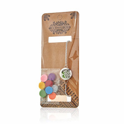 Aroma Náramok - Mačka a Kvety 20mm